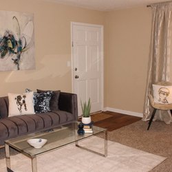 living room at Park at Forestdale located in Birmingham, AL